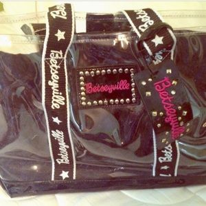 Betseyville See through bag with black